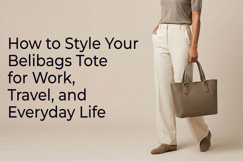 How to Style Your Belibags Tote for Work, Travel, and Everyday Life