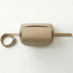 Belibags Classic Beige Leather Crossbody Bag - Image 4