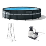 Intex Ultra XTR 18 ft. x 52 in. Frame Pool Set with Sand Filter Pump, Ladder, Cover, and Deluxe Maintenance Kit - Image 3