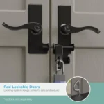 Suncast Tremont 8 x 10 Ft. Resin Outdoor Storage Shed with 6 Skylights and Floor Kit - Vanilla - Image 2